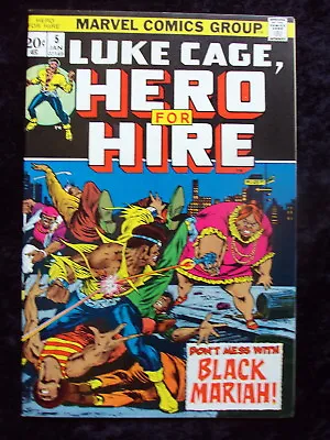 Buy HERO FOR HIRE #5 BRONZE AGE LUKE CAGE 1st BLACK MARIAH MARVEL COMICS • 38.11£
