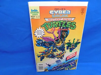 Buy TEENAGE MUTANT NINJA TURTLES ADVENTURES #62 (1995, ARCHIE) Cyber Samurai Part 1 • 30.51£