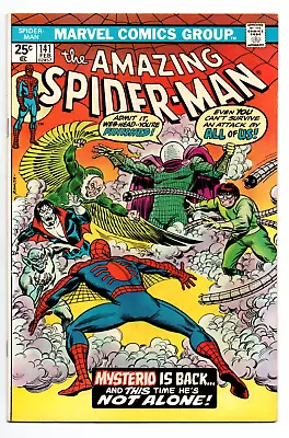 Buy Amazing Spider-Man #141 - 1st Appearance 2nd Mysterio - MVS - 1975 - (-NM) • 47.65£