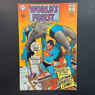 Buy World's Finest 180 Silver Age DC 1968 Neal Adams Batman Superman Comic Book • 15.77£