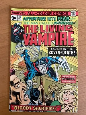 Buy Marvel Comic - Fear- Morbius The Living Vampire Issue 30 From 1975 • 6.99£