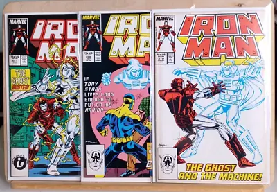 Buy Iron Man #219, 220, 221 (1987) 1st App. Ghost, Full Ghost Story Arc - High Grade • 48£