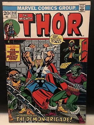 Buy The Mighty THOR #213 Comic , Marvel Comics Bronze Age • 7.99£
