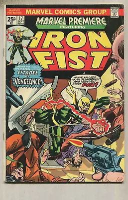 Buy Marvel Premiere- Featuring Iron Fist # 17 FN-  Kung Fu Marvel Comics  SA • 8.02£