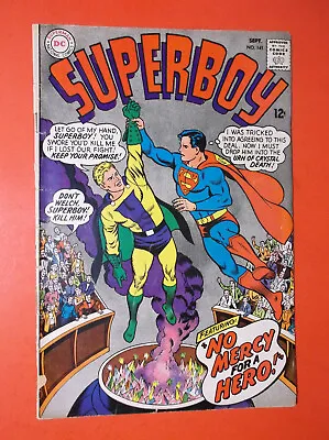 Buy Superboy # 141 - Good- 1.8 - No Mercy For A Hero - 1967 • 3.96£