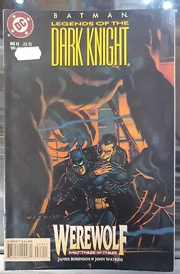 Buy Batman Legends Of The Dark Knight #73 (1989) Sticker Copy Vf/nm Dc • 3.95£