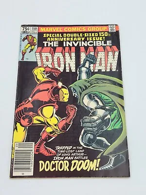 Buy Invincible Iron Man #150 Newsstand 1981 Double Size Classic Battle Vs. Dr. Doom • 83.13£