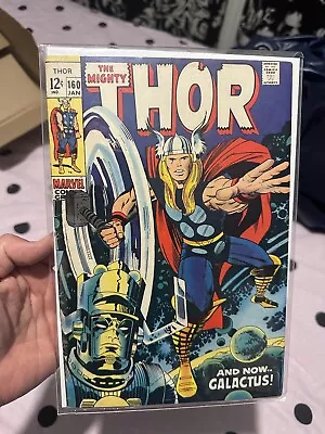 Buy Thor #160 And Now Galactus. Marvel Comics 1962 12c • 120£