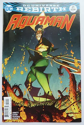 Buy Aquaman #21 - 1st Printing DC Universe Rebirth - June 2017 VF+ 8.5 • 4.25£
