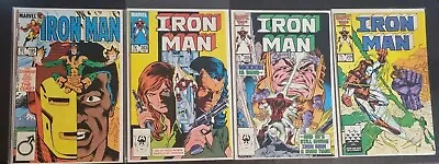 Buy Job Lot Of 4 Vintage Marvel Comics IRON MAN 195 203 205 209 MARVEL COMICS 1984 • 17.24£