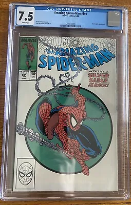 Buy Amazing Spider-Man 301 CGC 7.5 White Pages (Marvel 1988) Todd McFarlane Cover • 60.22£