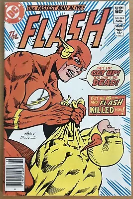 Buy The Flash #324 VF- Aug 1983 News Stand Variant Death Of Reverse Flash Great 🔑🔥 • 74.99£
