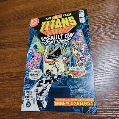 Buy New Teen Titans #7, Volume 1. Cyborg Origin. DC Comics. High Grade • 8.33£