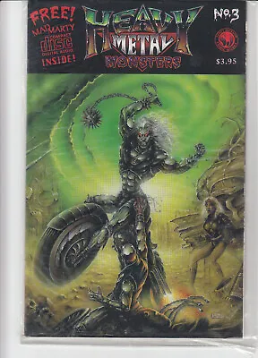 Buy Heavy Metal Monsters # 3 (of 3) (Polybagged With CD) (USA, 1994) • 24.02£