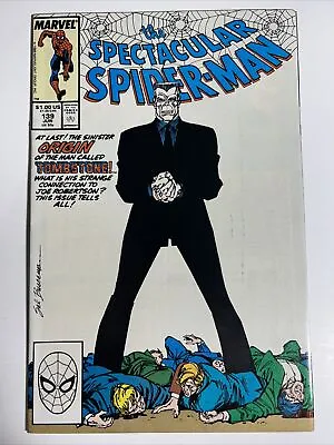 Buy Spectacular Spider-man #139 Marvel Comics 1988 Origin Of Tombstone Combine Ship • 11.85£