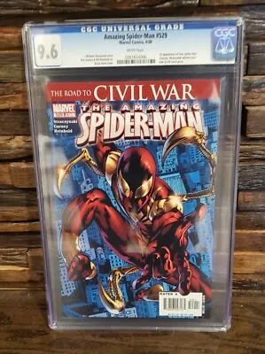 Buy  Amazing Spider-Man #529 CGC 9.6 1st Appearance Of Iron Spider Marvel MCU 2006 • 79.05£