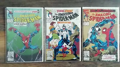 Buy The Amazing Spiderman Comics #373, #374, #375 Venom • 35£