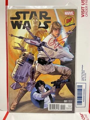 Buy Star Wars #1 (2015), Signed By Greg Land, Dynamic Forces COA 93/1977 • 19.77£