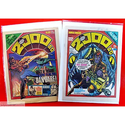 Buy 2000AD Prog 123 & 124 2 Comics Brian Bolland Art Kevin O'Neill 1979   (set 1040 • 28£