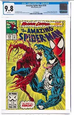 Buy Amazing Spider-Man #378 Maximum Carnage  CGC 9.8 Superb Copy! • 79.55£