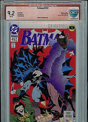 Buy Batman #492 Platinum Knightfall CBCS VSP 9.2 Breyfogle Signed DC Comics 1993  • 135.91£
