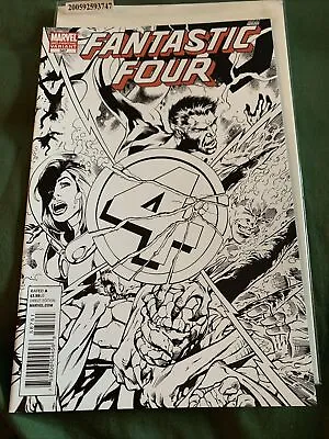 Buy Fantastic Four 587 Variant Cover 3rd Third Print Sketch Nice Book!!! • 11.87£