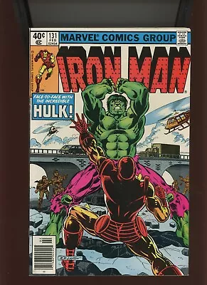 Buy (1980) Iron Man #131: NEWSSTAND COPY!  HULK IS WHERE THE HEART IS!  (9.2 OB) • 7.73£