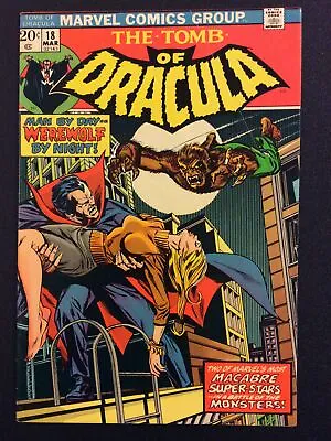 Buy TOMB OF DRACULA #18 Comic Book Marvel Horror 1974 WEREWOLF BY NIGHT Marv Wolfman • 78.87£
