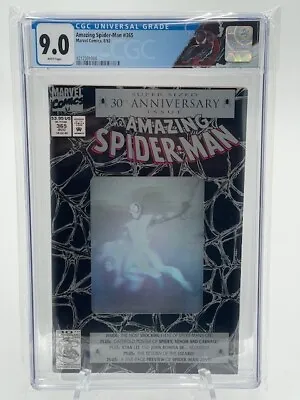 Buy Amazing Spider-Man 365 NEW CUSTOM CGC CASE 9.0 1st Appearance Spider-Man 2099 • 47.32£
