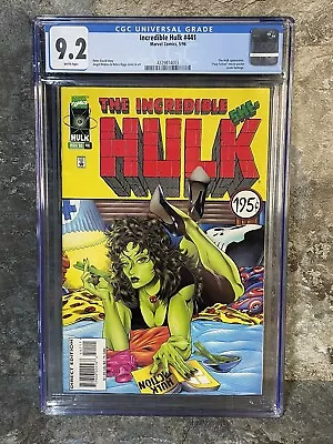 Buy Incredible Hulk #441 Cgc 9.2 White Page // Pulp Fiction Movie Poster Homage 1996 • 55.29£