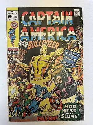 Buy Captain America # 133 - Origin Of MODOK Falcon Partners Key 1971 Marvel Comics • 11.79£