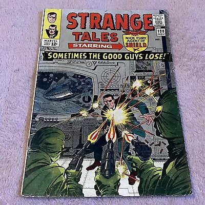 Buy Marvel Comics Strange Tales Starring Nick Fury Agent Of Shield Vol. 1, No. 138 • 40.43£