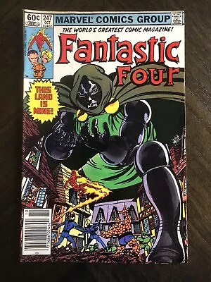 Buy Fantastic Four #247 (1982)  1st Kristoff Vernard Dr Doom Newsstand Marvel • 9.51£