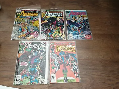 Buy Vintage Marvel Comics Bundle AVENGERS 174 175 266 316 318 • 9.99£