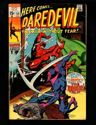 Buy Daredevil #59 Vg+  1969 Marvel (free Shipping On $15 Order!) • 8.03£