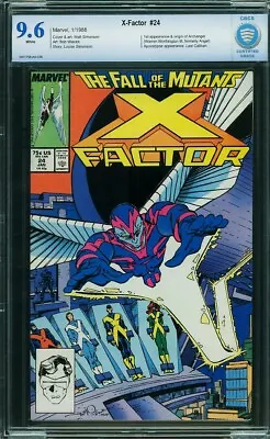 Buy X Factor 24 Cbcs 9.6 White Pages 1st App And Origin Arch Angel 1988 Marvel B7 • 79.94£