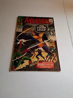 Buy Avengers 34, (Marvel, Nov 1966), VG, Silver Age, 1st Appearance Living Laser • 26.03£