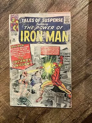 Buy Tales Of Suspense 56 1st App Unicorn! Stan Lee 1964 Marvel Comics • 23.99£