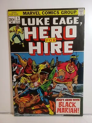 Buy LUKE CAGE Hero For Hire  #5 1st Appearance Of Black Mariah (Mariah Dillard) • 67.20£