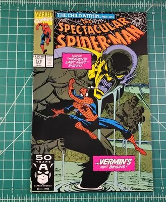 Buy Spectacular Spider-Man #178 (1991) 1st App Dr. Ashley Kafka Queen Goblin Marvel  • 23.98£
