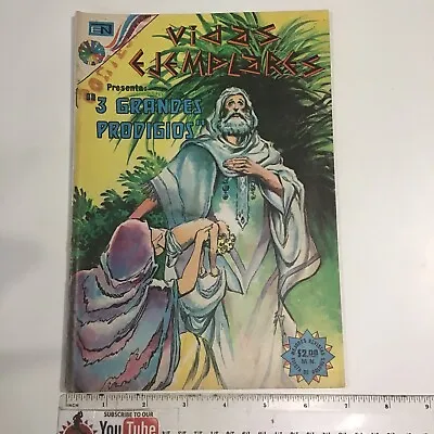 Buy 1973 Spanish Comics Vidas Ejemplares #406 “3 Grandes Prodigios”  Novaro Mexico • 3.96£