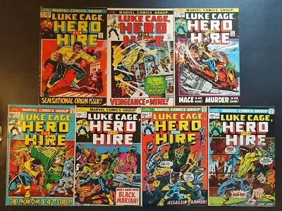 Buy Luke Cage Hero For Hire 1-7 Complete Run Higher Avg Grade Set!!💎🔥🔑2 3 4 5 6 • 299.59£
