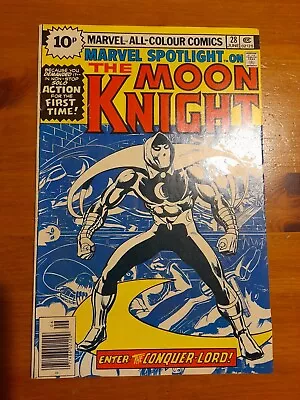 Buy Marvel Spotlight #28 June 1976 FINE+ 6.5 First Solo Moon Knight Story • 74.99£