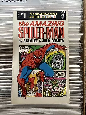 Buy The Amazing Spider-Man THE GREAT NEWSPAPER STRIP 1980 Pocket Book 164 Pgs #1 VG • 23.98£