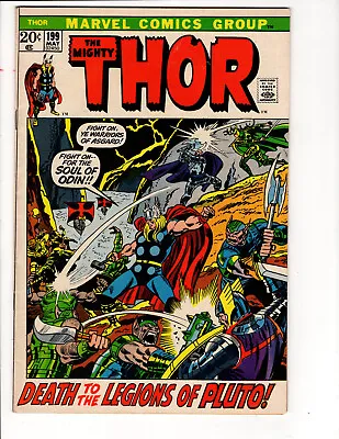 Buy The Mighty Thor #199, 1st App. Of Ego-prime (1972) Marvel • 18.29£
