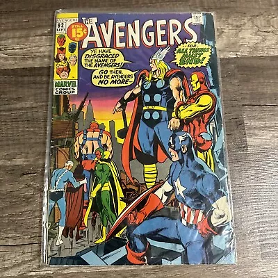 Buy The Avengers 92 Marvel 1971 Marvel Comics Neal Adams Single Issue In Low Grade • 13.66£
