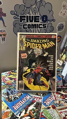 Buy Amazing Spider-Man 194 Newsstand Variant G/VG. 1979 1st App. Black Cat • 127.92£