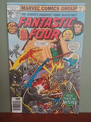 Buy Fantastic Four #185 (1977) 1st Nicholas Scratch Agatha Harkness  8.5 • 8.45£