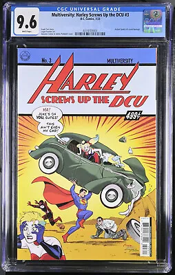 Buy Multiversity: Harley Screws Up The DCU #3 ~ Action Comics 1 Homage ~ CGC 9.6 WP • 7.50£
