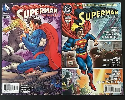 Buy * Superman #38 122  Comic Lot Energy Powers 1st Print Wrap Around Cover • 10.28£